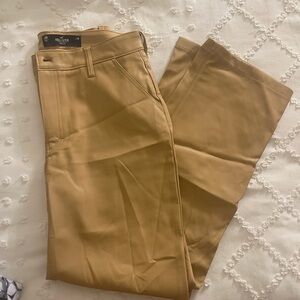 Hollister began leather pants